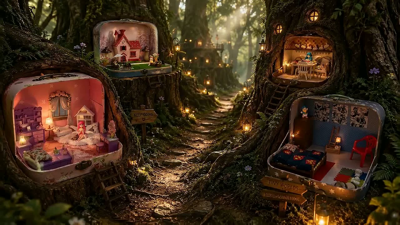 The Enchanted Forest cinematic still