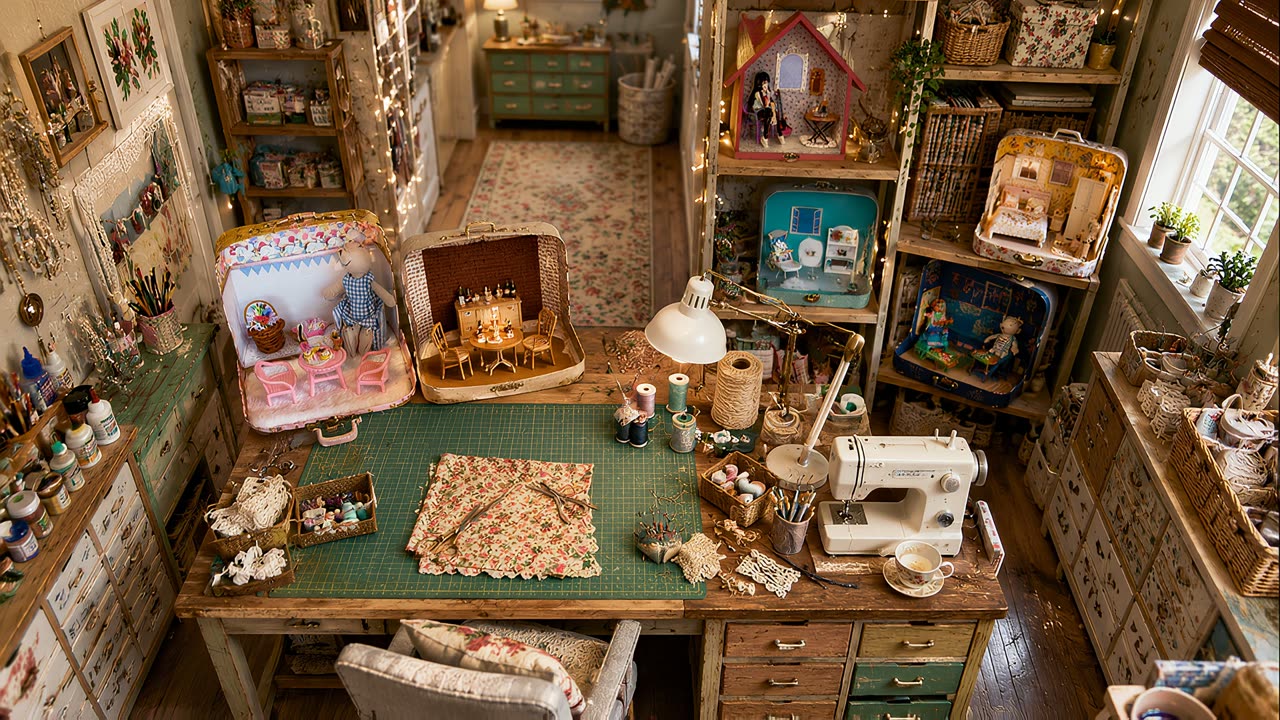 The Whimsy Cabinet cinematic still