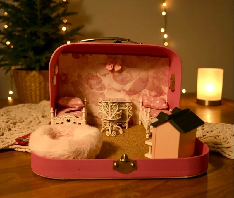 Suitcase Fairy Bedroom Scene